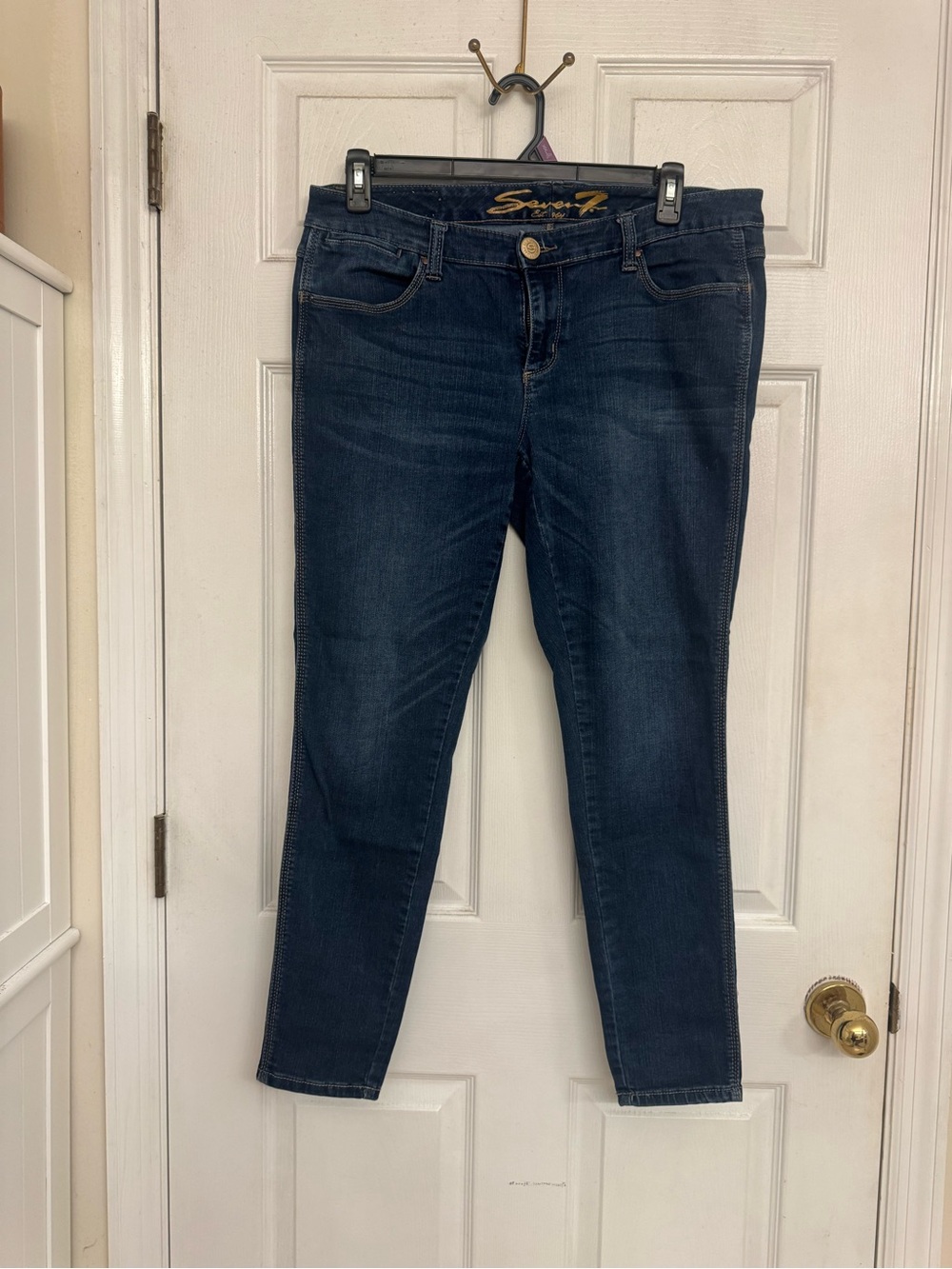 Seven7 Luxe Legging Jeans | Size 16 | Dark Wash